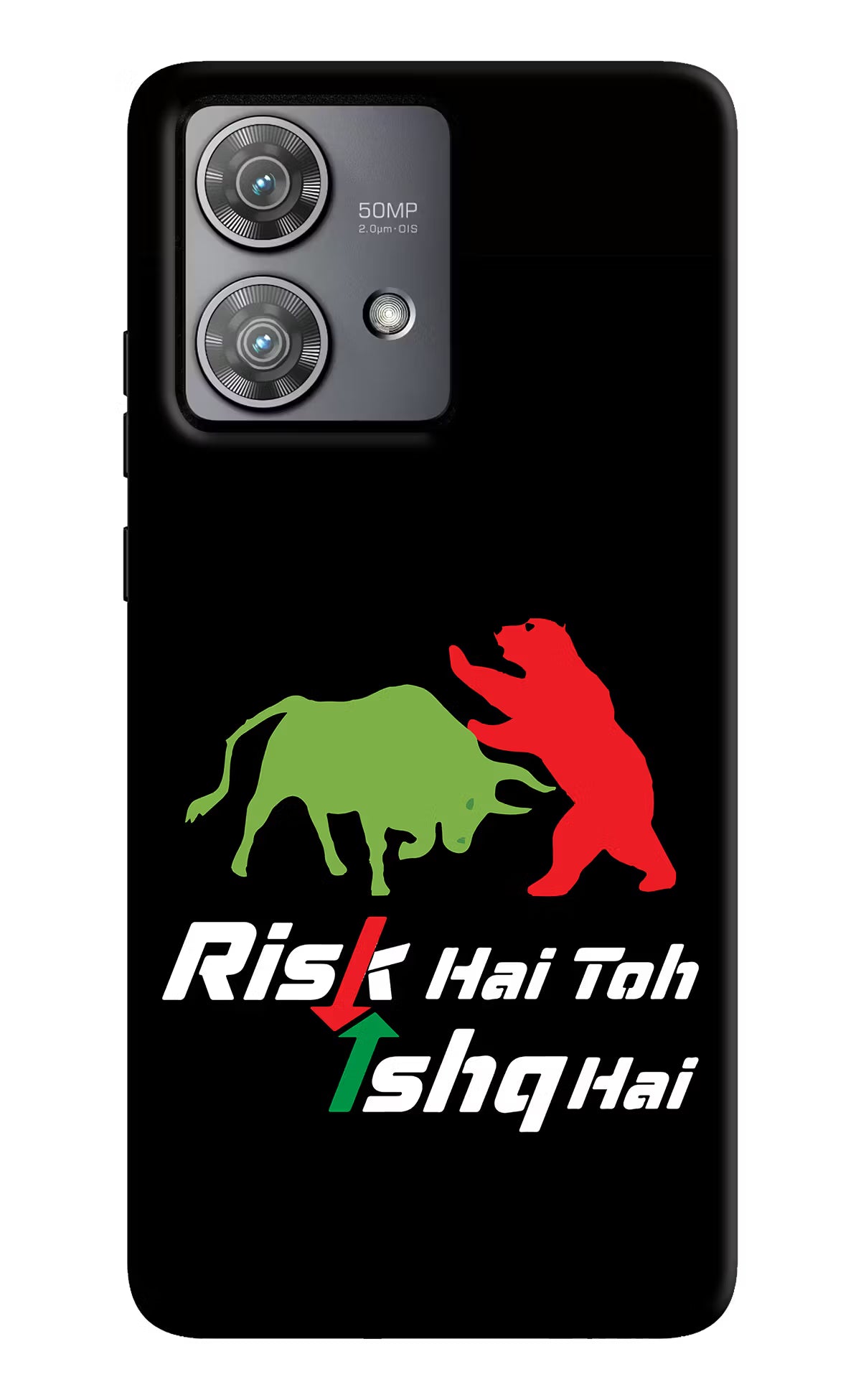 Risk Hai Toh Ishq Hai Moto Edge 40 Neo Hard Case Back Cover by Casekaro