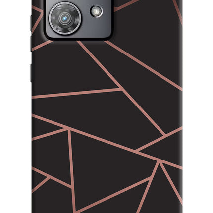 Geometric Pattern Moto Edge 40 Neo Hard Case Back Cover by Casekaro