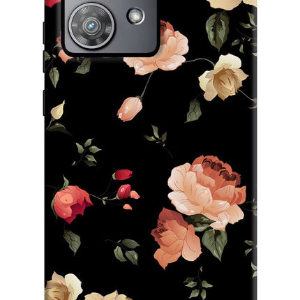 Flowers Moto Edge 40 Neo Hard Case Back Cover by Casekaro