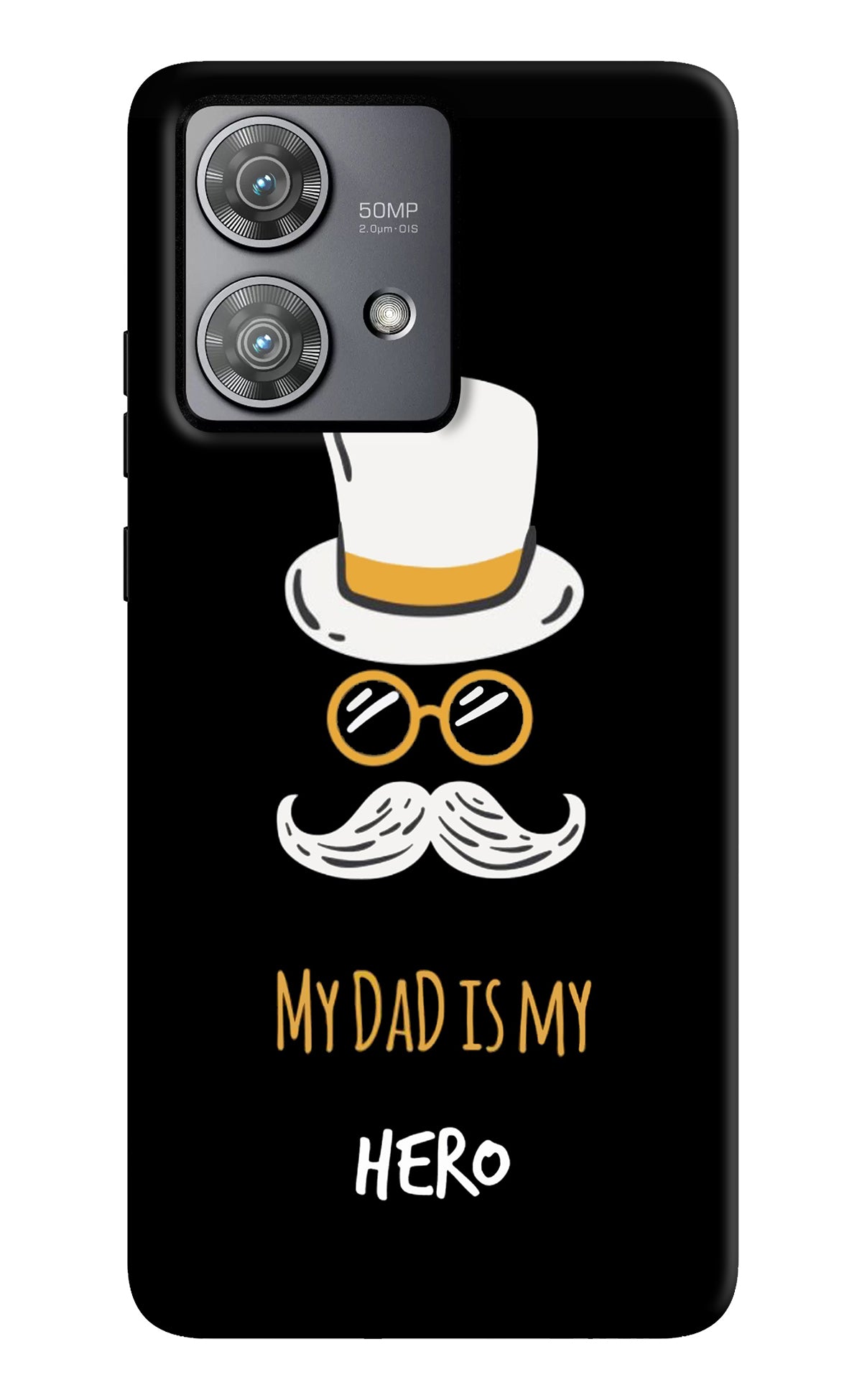 My Dad Is My Hero Moto Edge 40 Neo Back Cover