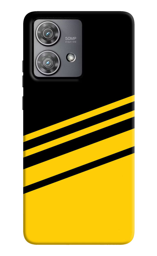 Yellow Shades Moto Edge 40 Neo Hard Case Back Cover by Casekaro