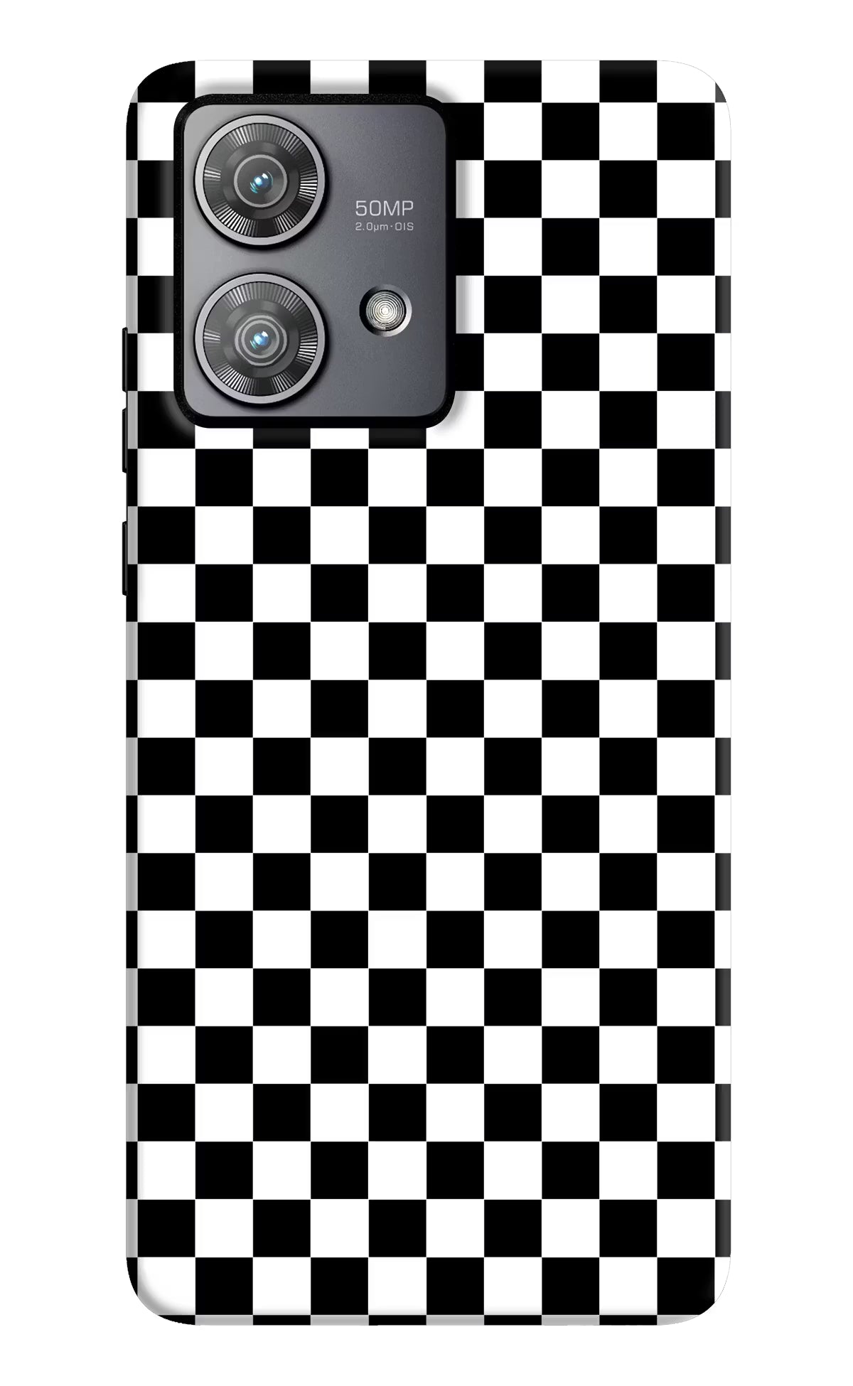 Chess Board Moto Edge 40 Neo Hard Case Back Cover by Casekaro