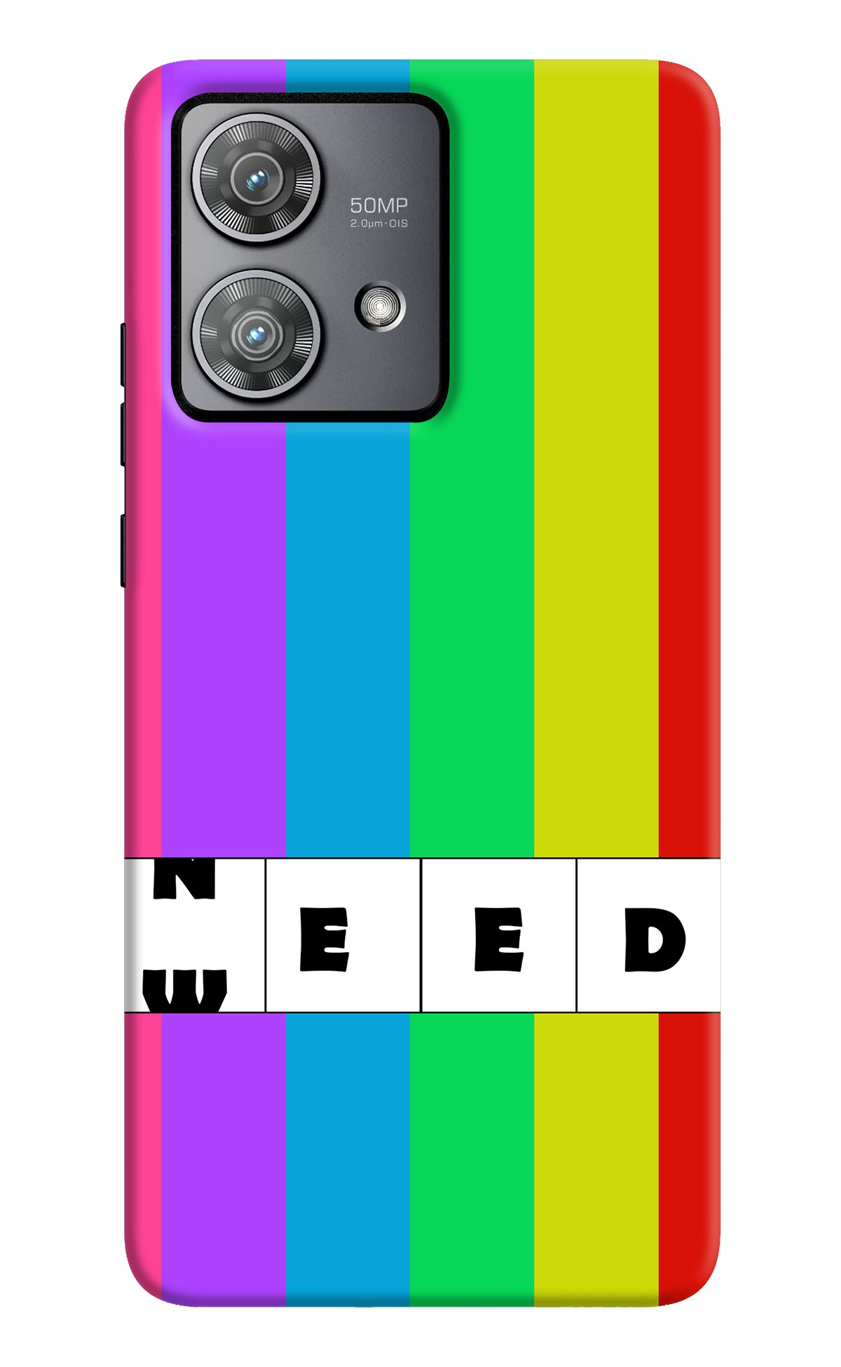 Need Weed Moto Edge 40 Neo Back Cover