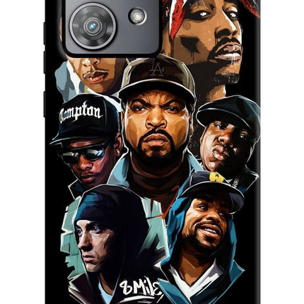 Rappers Moto Edge 40 Neo Hard Case Back Cover by Casekaro