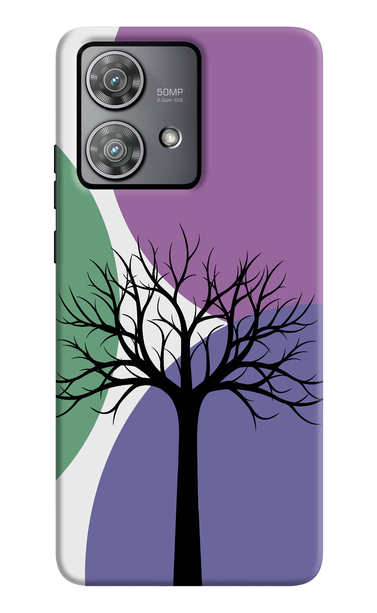 Tree Art Moto Edge 40 Neo Back Cover