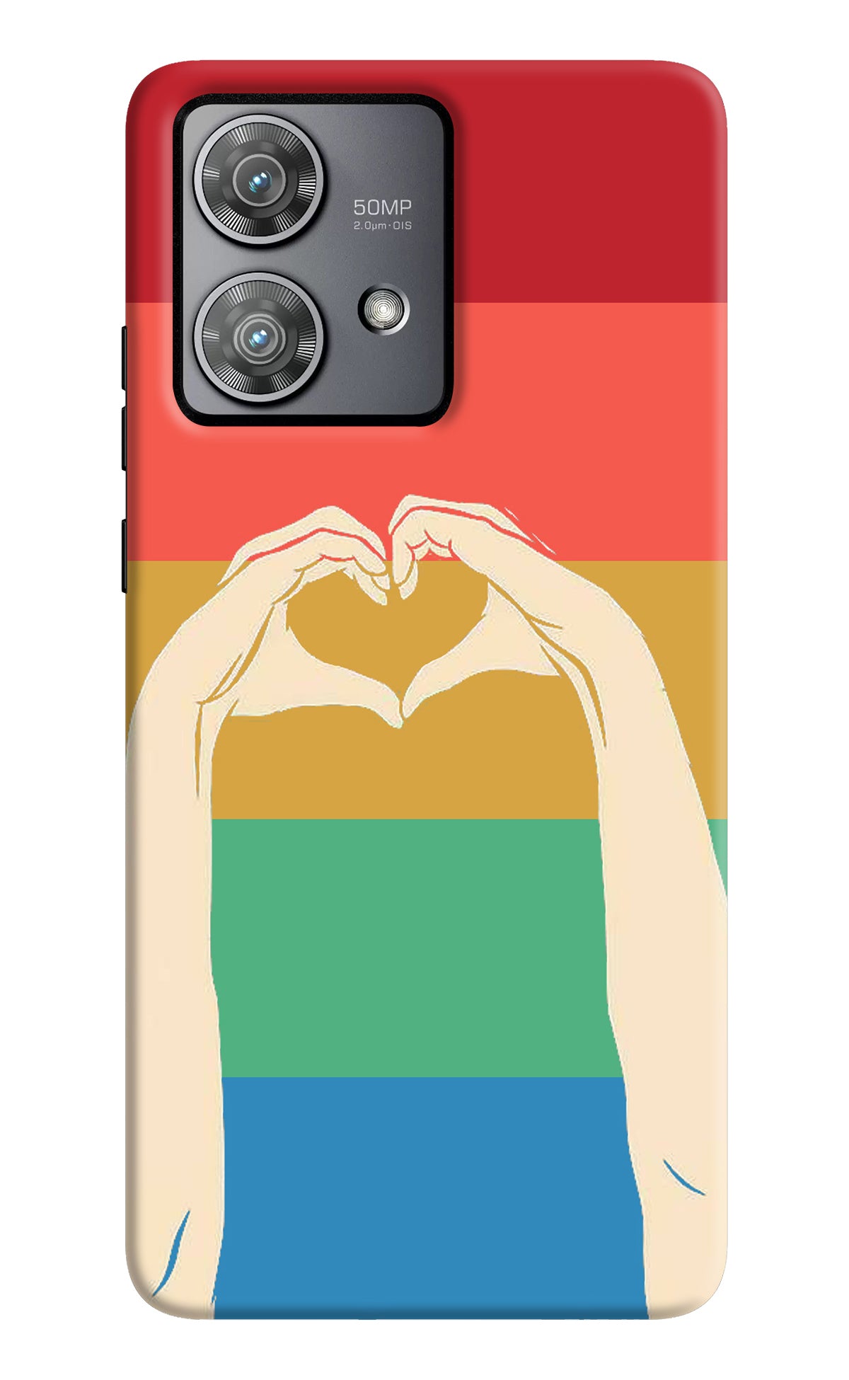 Vintage Love Moto Edge 40 Neo Back Cover