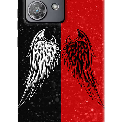 Wings Moto Edge 40 Neo Hard Case Back Cover by Casekaro