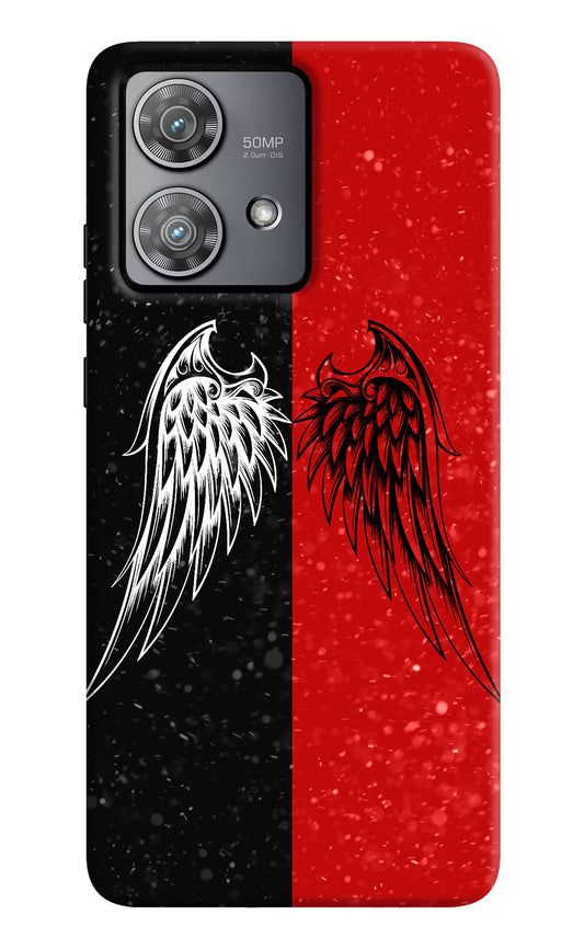 Wings Moto Edge 40 Neo Hard Case Back Cover by Casekaro