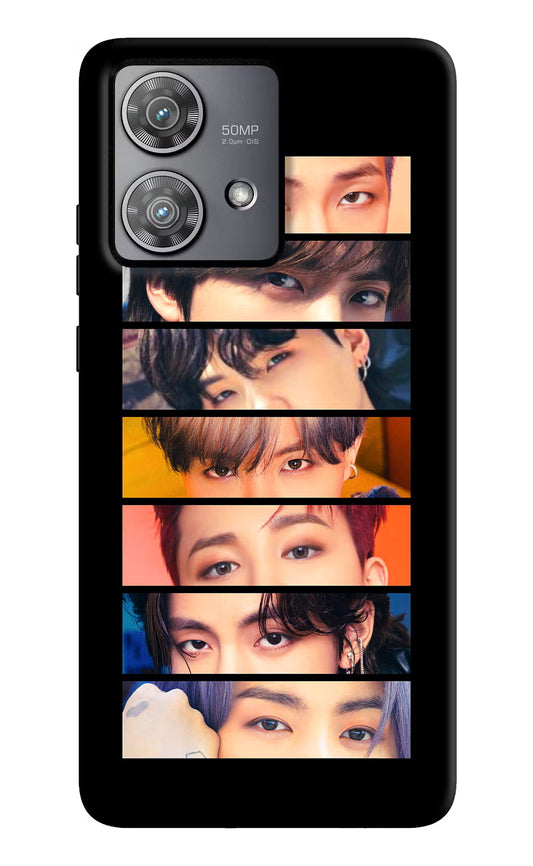 BTS Eyes Moto Edge 40 Neo Hard Case Back Cover by Casekaro