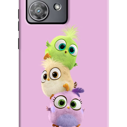 Cute Little Birds Moto Edge 40 Neo Hard Case Back Cover by Casekaro