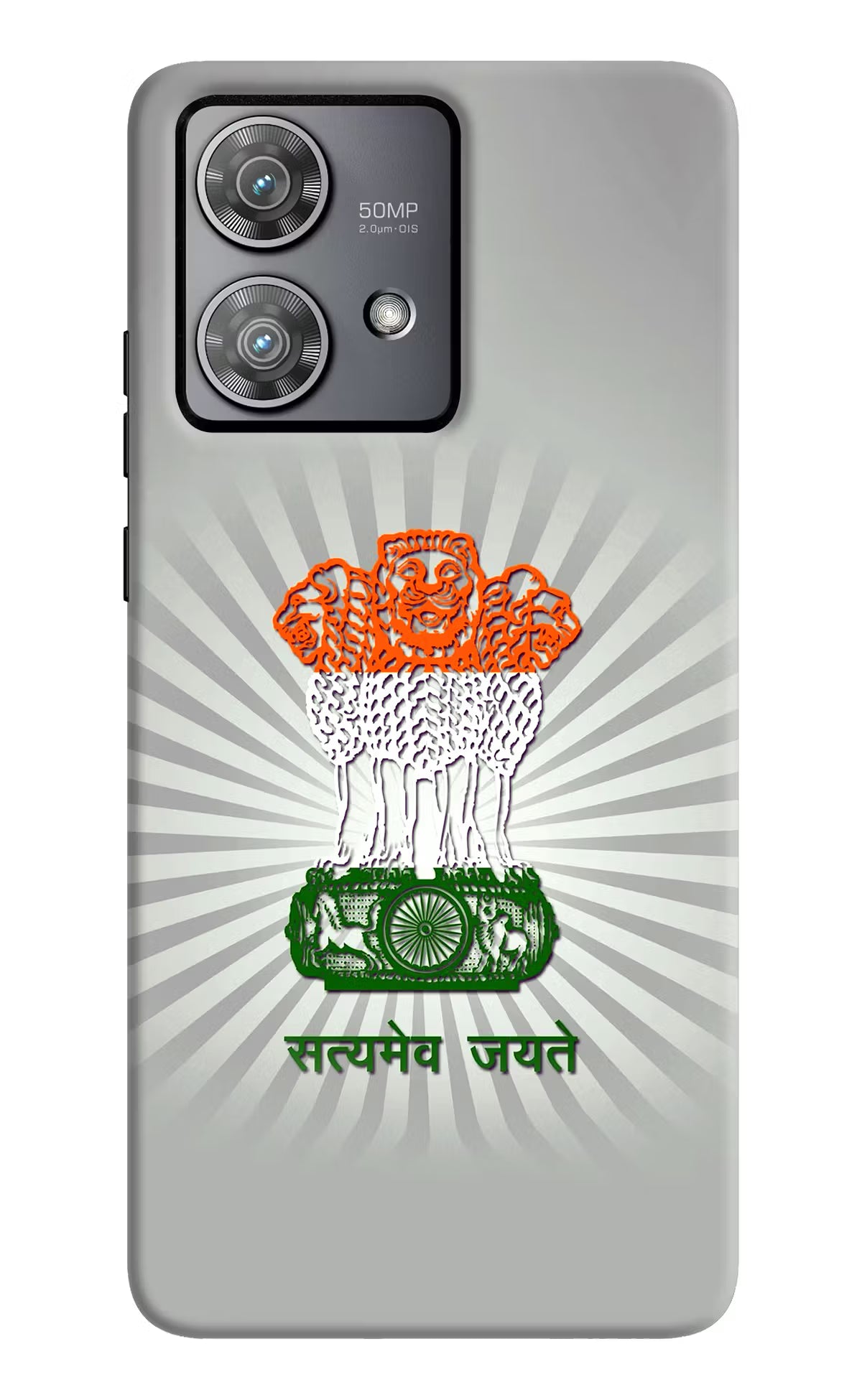 Satyamev Jayate Art Moto Edge 40 Neo Hard Case Back Cover by Casekaro