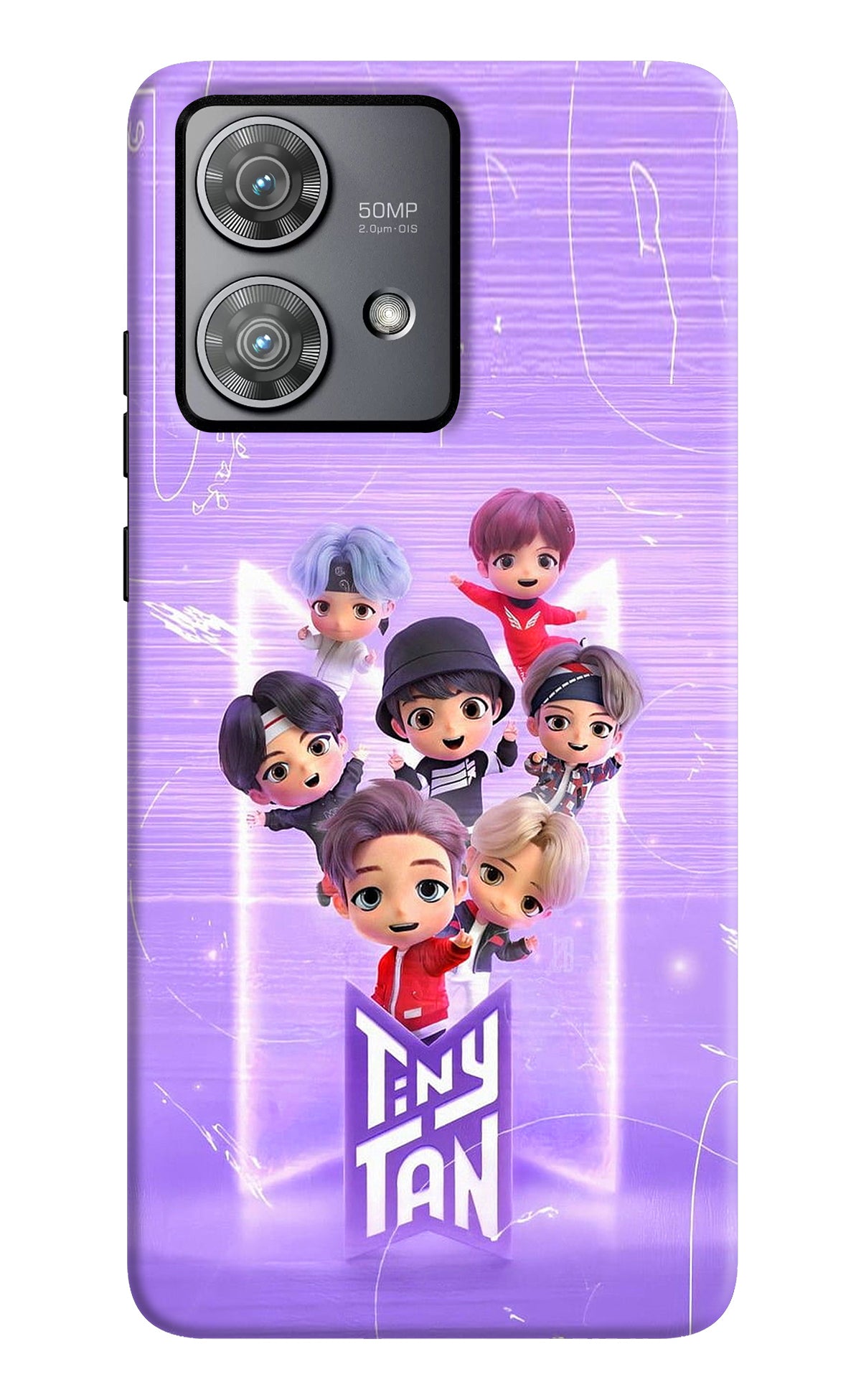 BTS Tiny Tan Moto Edge 40 Neo Back Cover