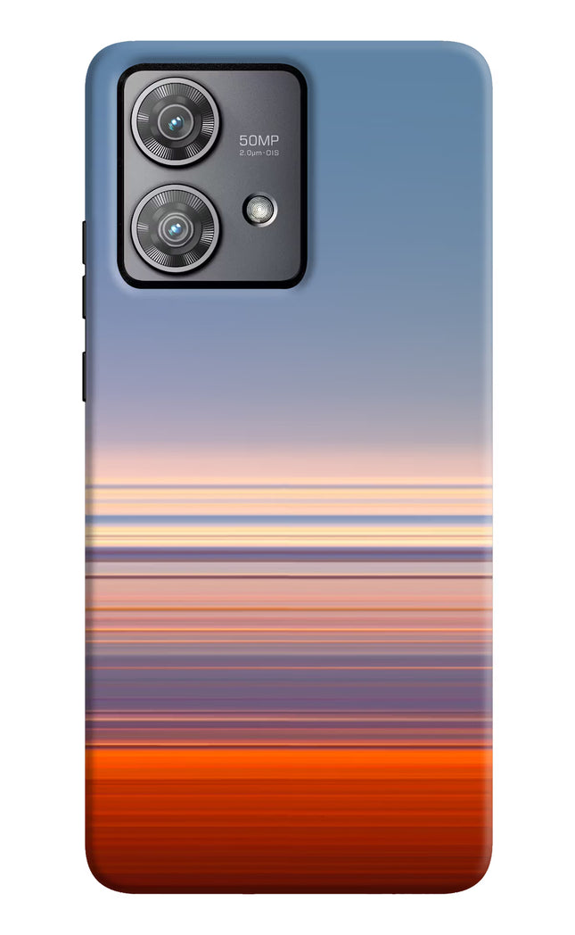 Morning Colors Moto Edge 40 Neo Hard Case Back Cover by Casekaro