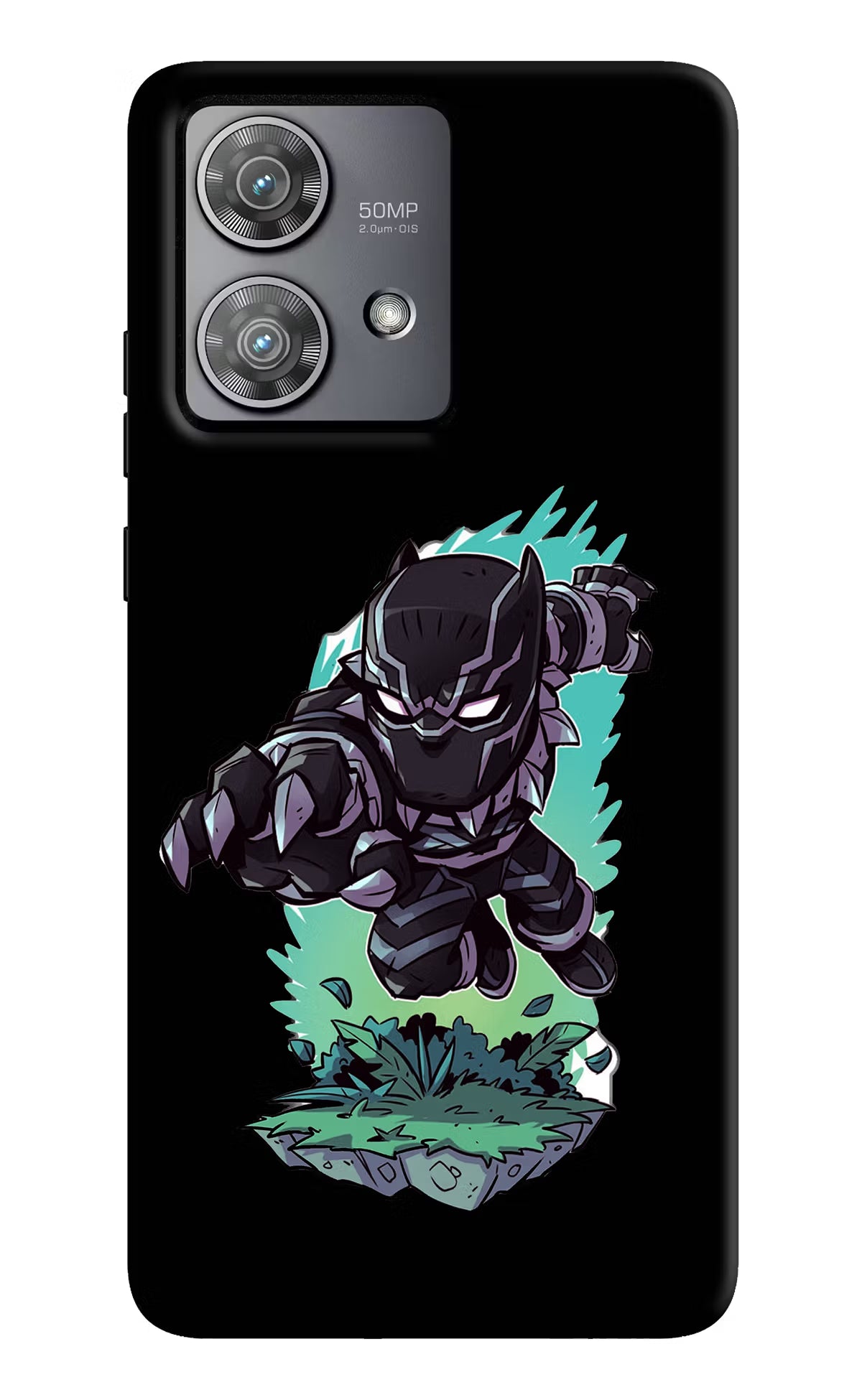 Black Panther Moto Edge 40 Neo Hard Case Back Cover by Casekaro