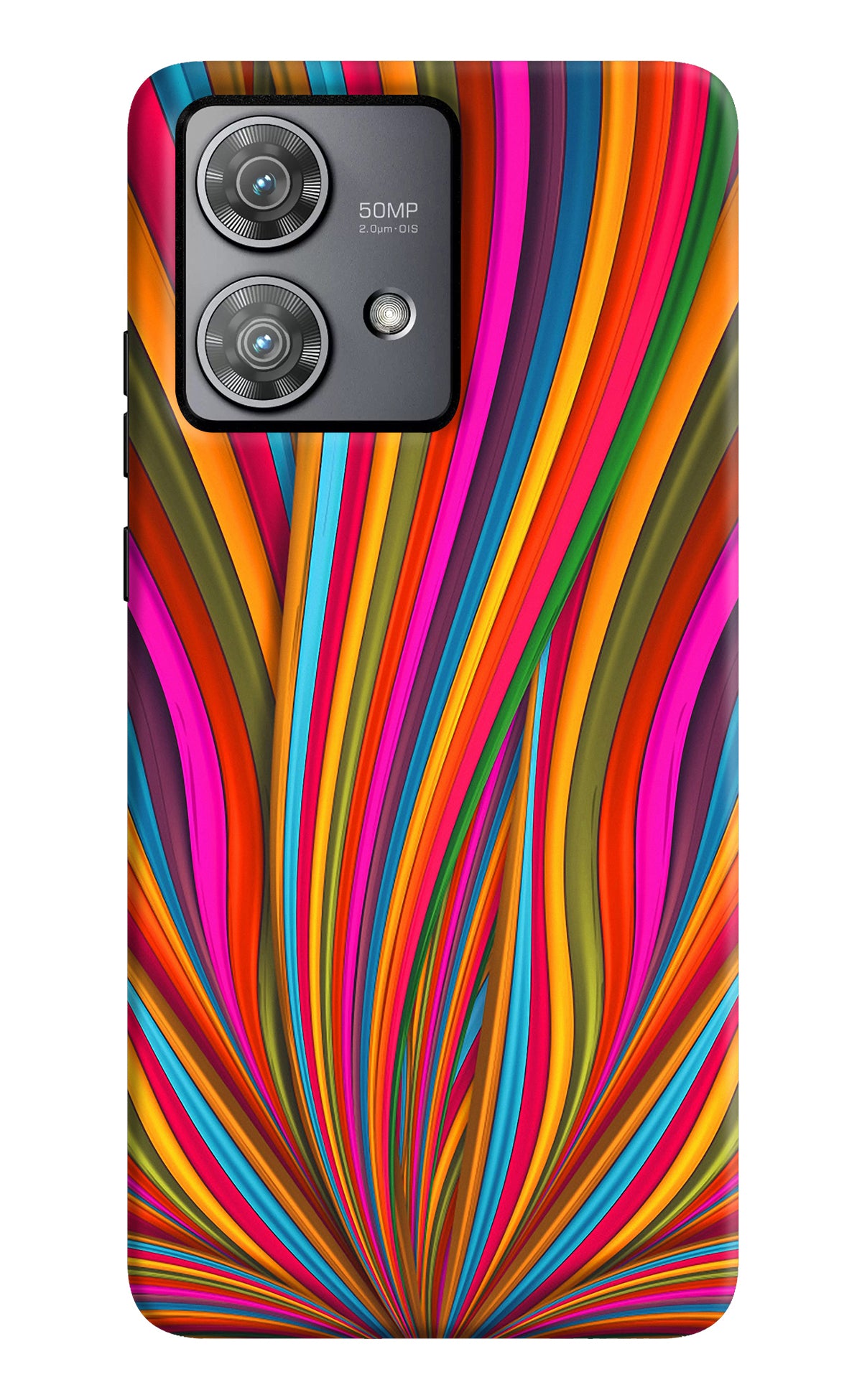 Trippy Wavy Moto Edge 40 Neo Back Cover