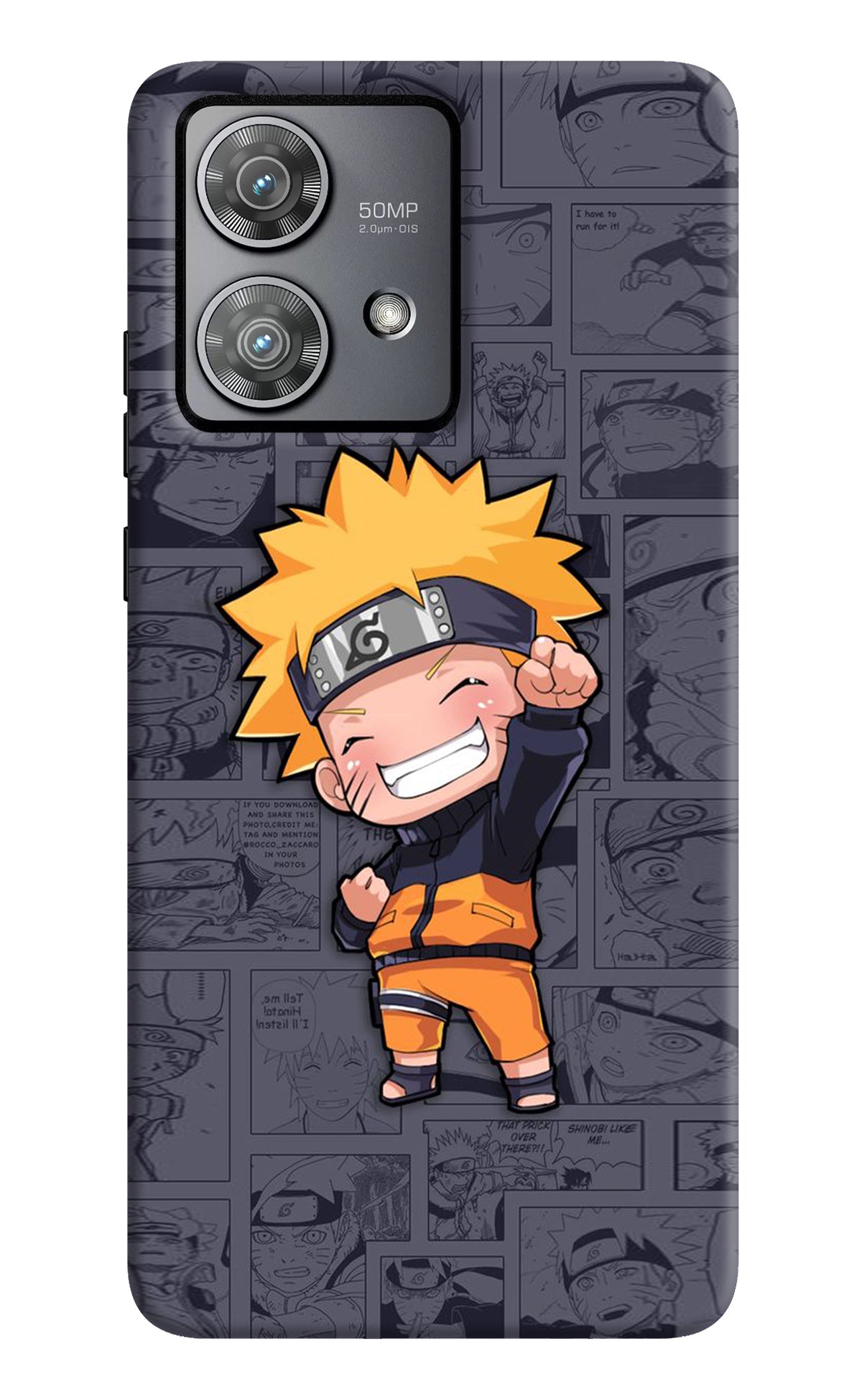 Chota Naruto Moto Edge 40 Neo Back Cover