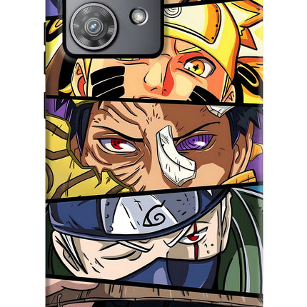 Naruto Character Moto Edge 40 Neo Hard Case Back Cover by Casekaro