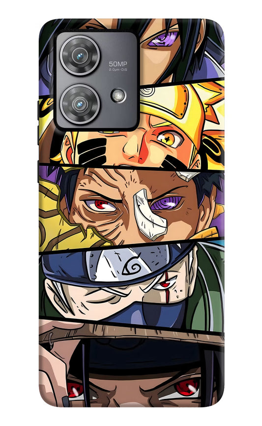 Naruto Character Moto Edge 40 Neo Hard Case Back Cover by Casekaro