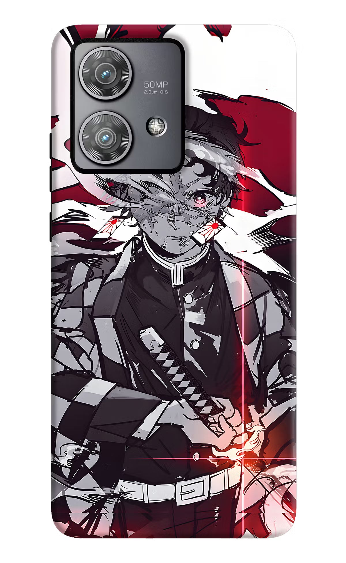 Demon Slayer Moto Edge 40 Neo Hard Case Back Cover by Casekaro