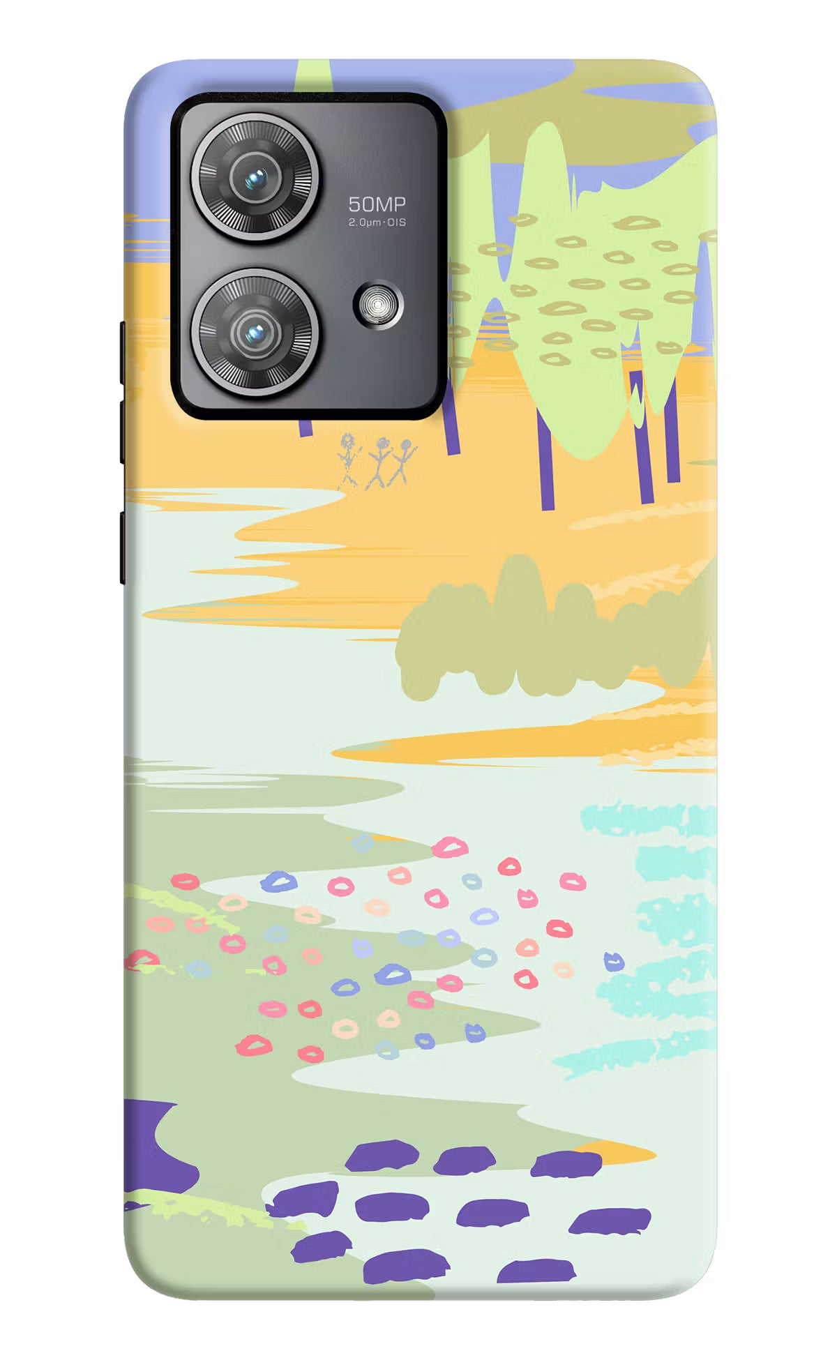 Scenery Moto Edge 40 Neo Hard Case Back Cover by Casekaro