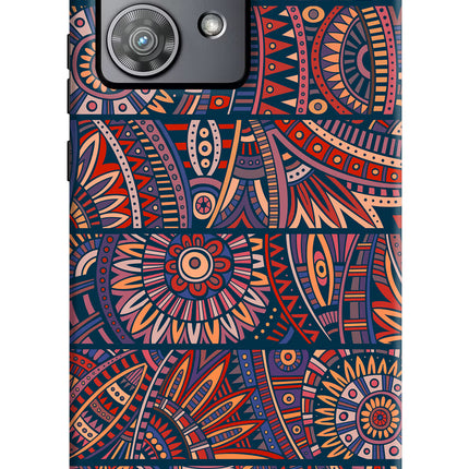 African Culture Design Moto Edge 40 Neo Hard Case Back Cover by Casekaro