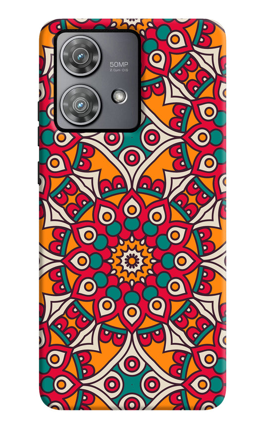 Mandala Art Moto Edge 40 Neo Back Cover