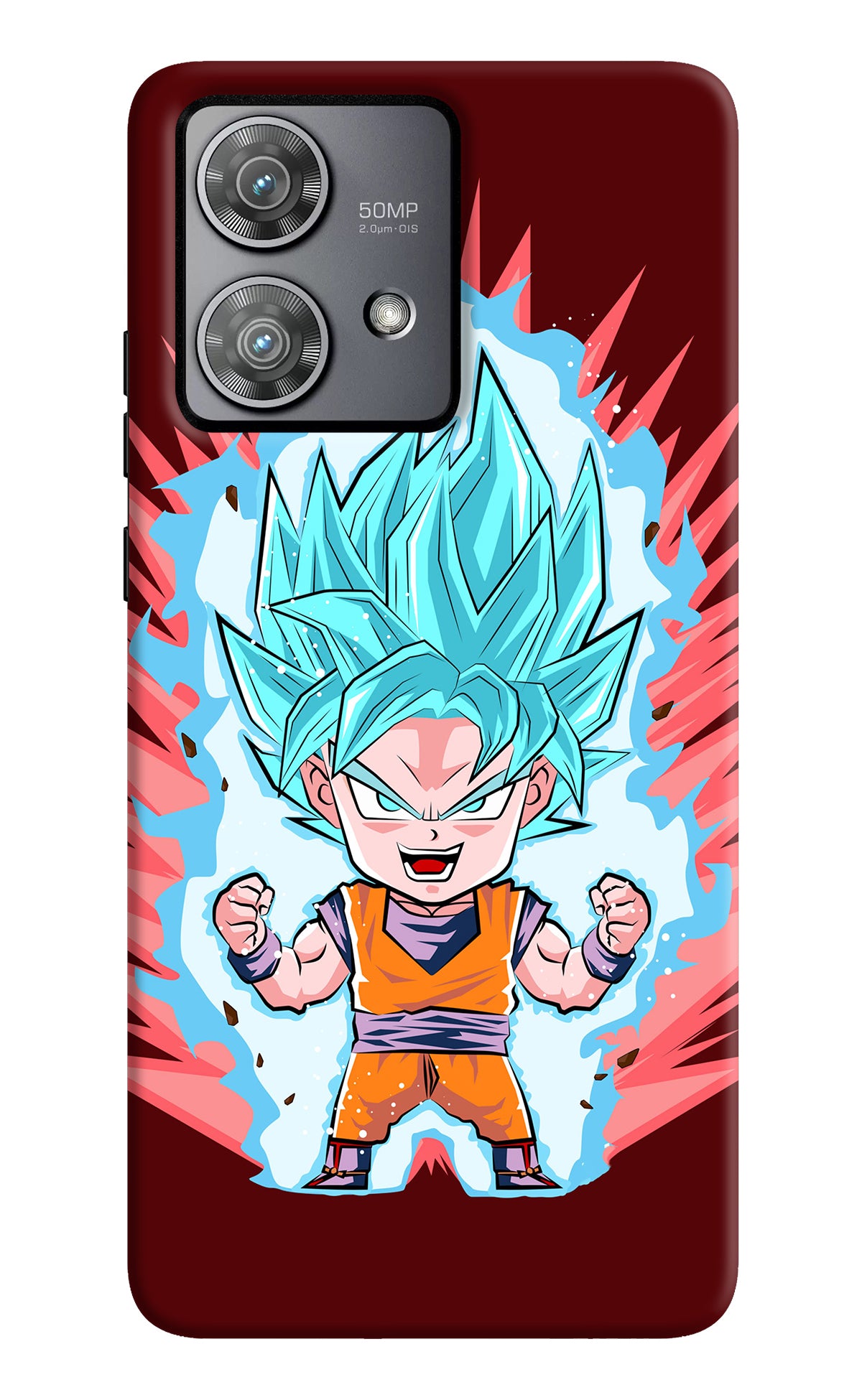 Goku Little Moto Edge 40 Neo Back Cover