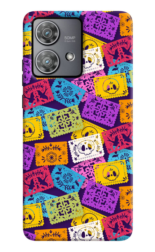 Mexican Pattern Moto Edge 40 Neo Back Cover