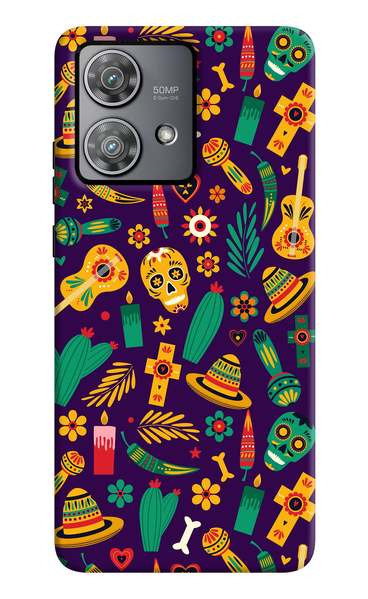 Mexican Artwork Moto Edge 40 Neo Back Cover