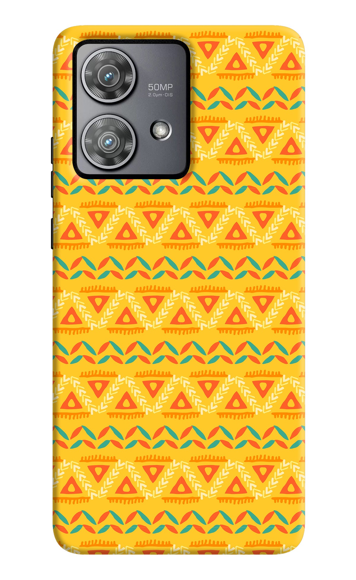 Tribal Pattern Moto Edge 40 Neo Back Cover