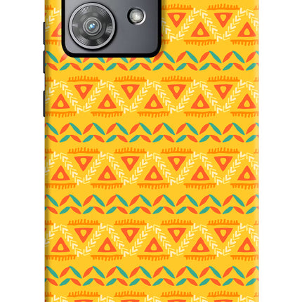Tribal Pattern Moto Edge 40 Neo Hard Case Back Cover by Casekaro
