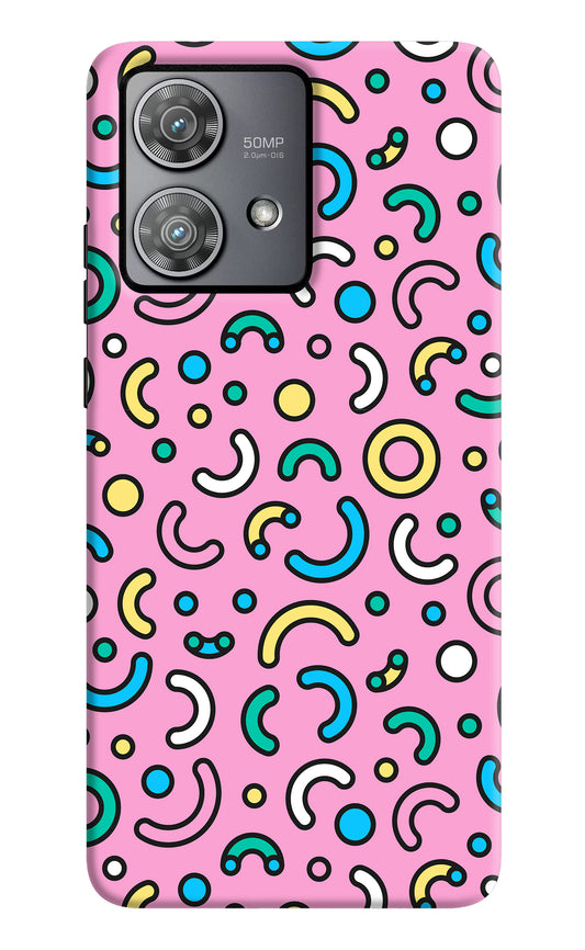 Memphis Design Moto Edge 40 Neo Back Cover