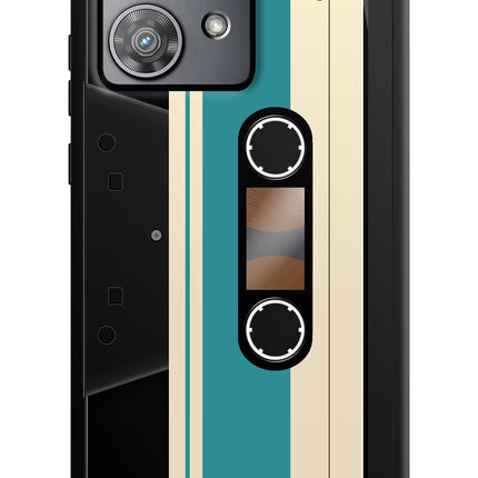 Cassette Moto Edge 40 Neo Hard Case Back Cover by Casekaro