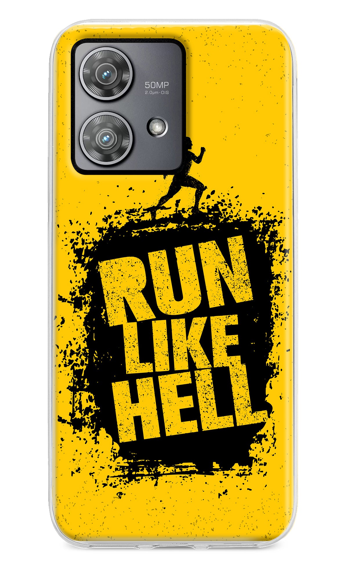 Run Like Hell Moto Edge 40 Neo Back Cover