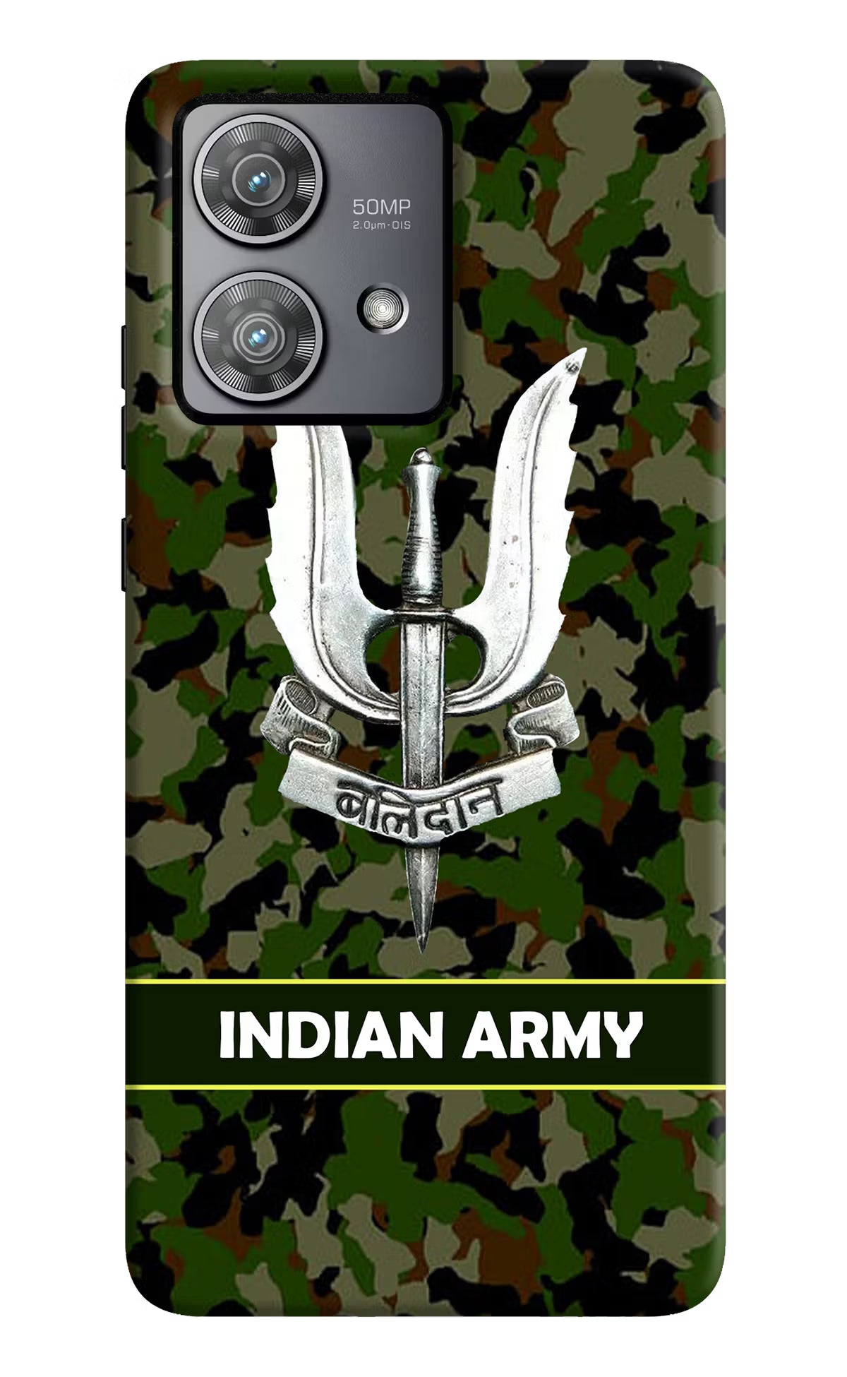 Balidan Indian Logo Moto Edge 40 Neo Hard Case Back Cover by Casekaro