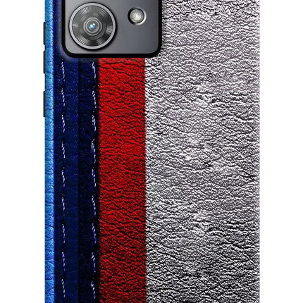 BMW Stripes Moto Edge 40 Neo Hard Case Back Cover by Casekaro