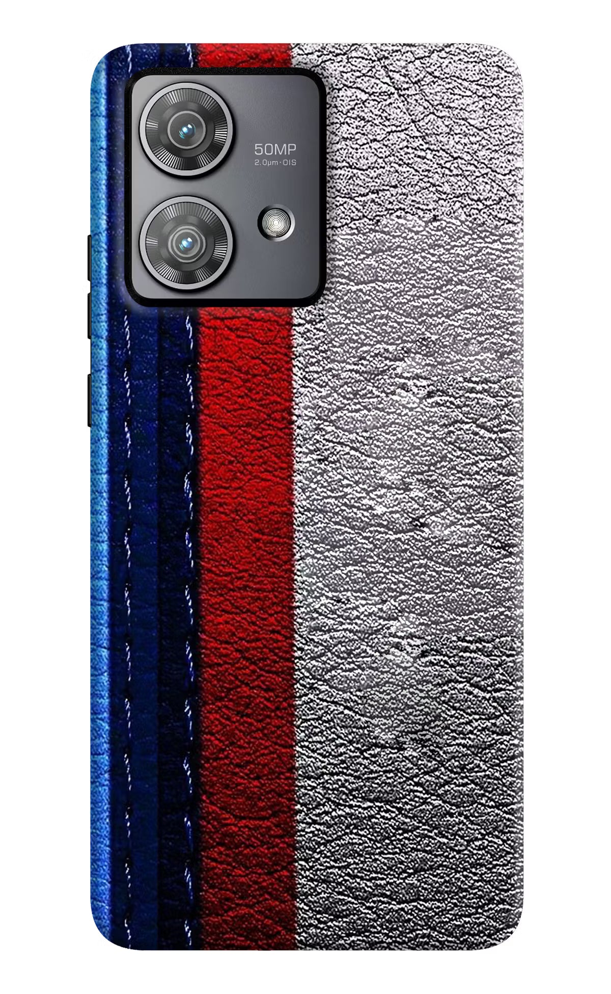 BMW Stripes Moto Edge 40 Neo Hard Case Back Cover by Casekaro