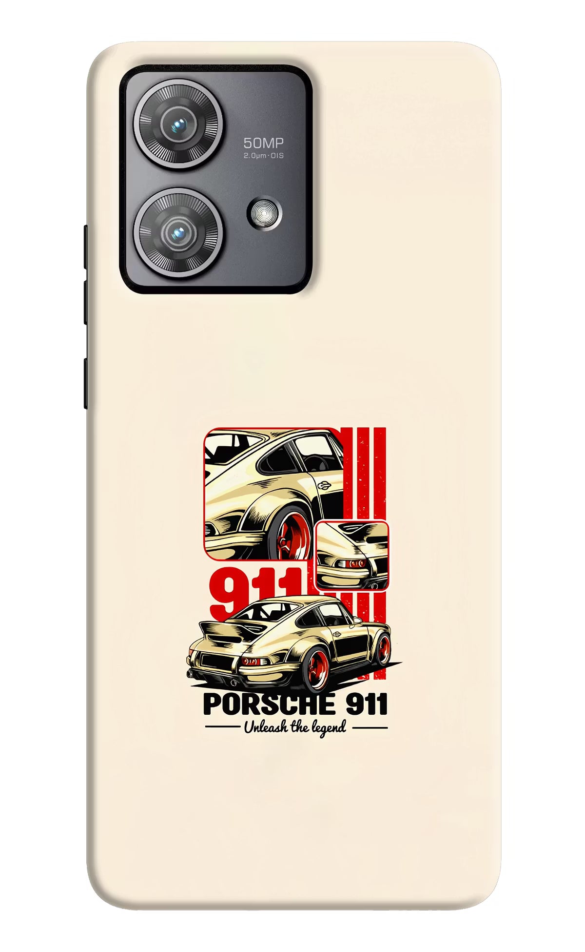 Classic Porsche 911 Moto Edge 40 Neo Hard Case Back Cover by Casekaro