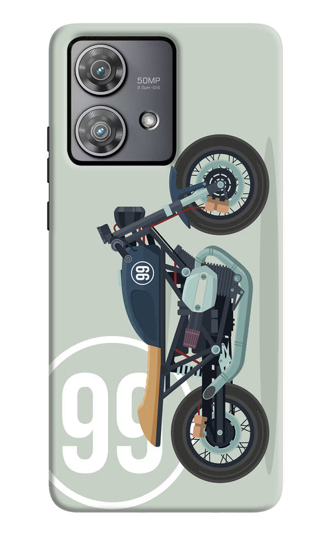 Classic Cafe Racer 99 Moto Edge 40 Neo Back Cover