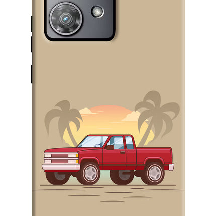 Desert Classic Drive Moto Edge 40 Neo Hard Case Back Cover by Casekaro