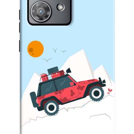 Mountain Trail Beast Moto Edge 40 Neo Hard Case Back Cover by Casekaro