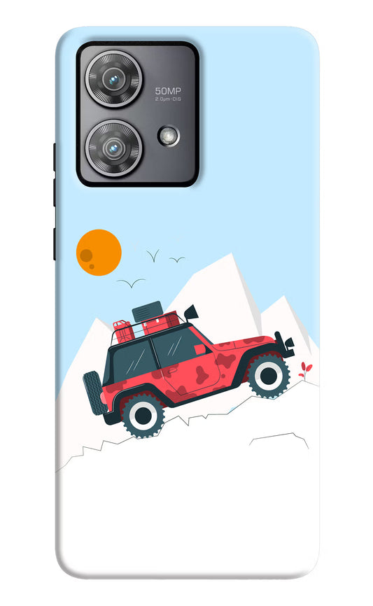 Mountain Trail Beast Moto Edge 40 Neo Hard Case Back Cover by Casekaro