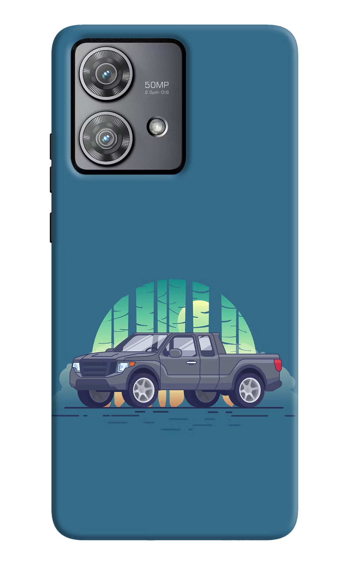 Retro Garage Vibe Moto Edge 40 Neo Hard Case Back Cover by Casekaro