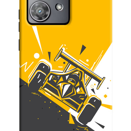 Track King Moto Edge 40 Neo Hard Case Back Cover by Casekaro