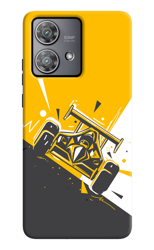 Track King Moto Edge 40 Neo Hard Case Back Cover by Casekaro
