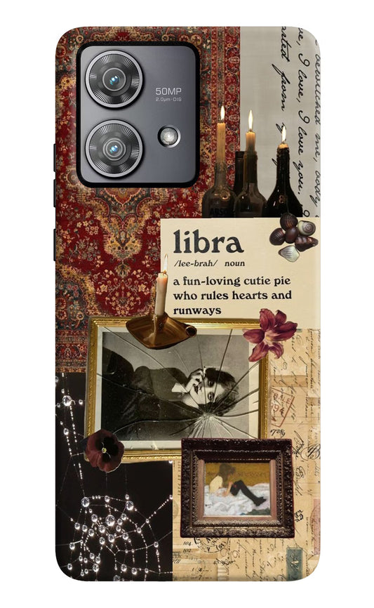Libra Zodiac Moto Edge 40 Neo Hard Case Back Cover by Casekaro