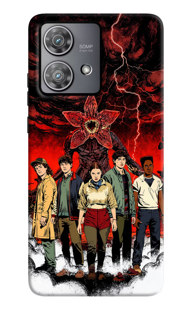 Ordinary Things Characters Moto Edge 40 Neo Hard Case Back Cover by Casekaro