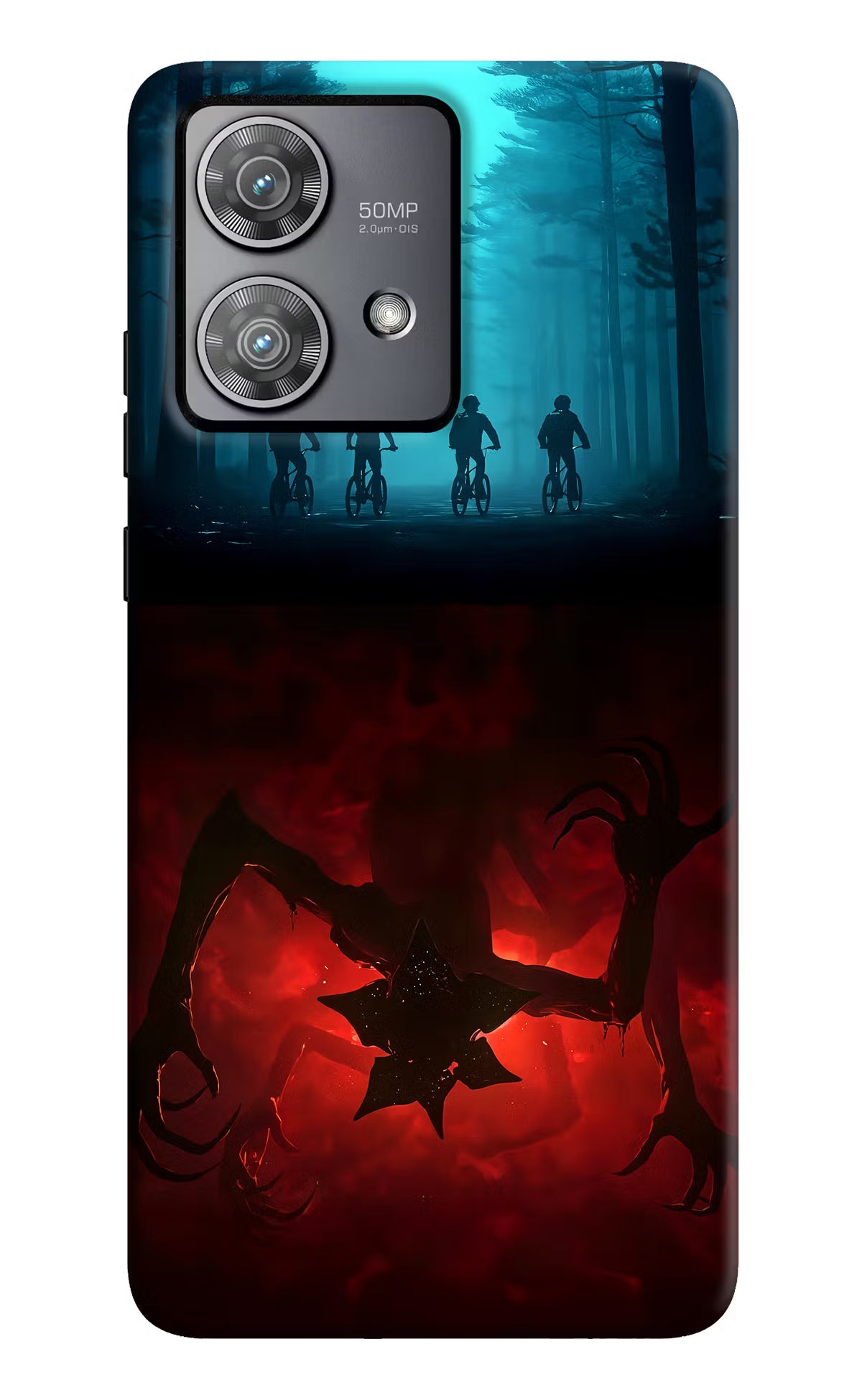 Ordinary Things Downside Up Moto Edge 40 Neo Hard Case Back Cover by Casekaro