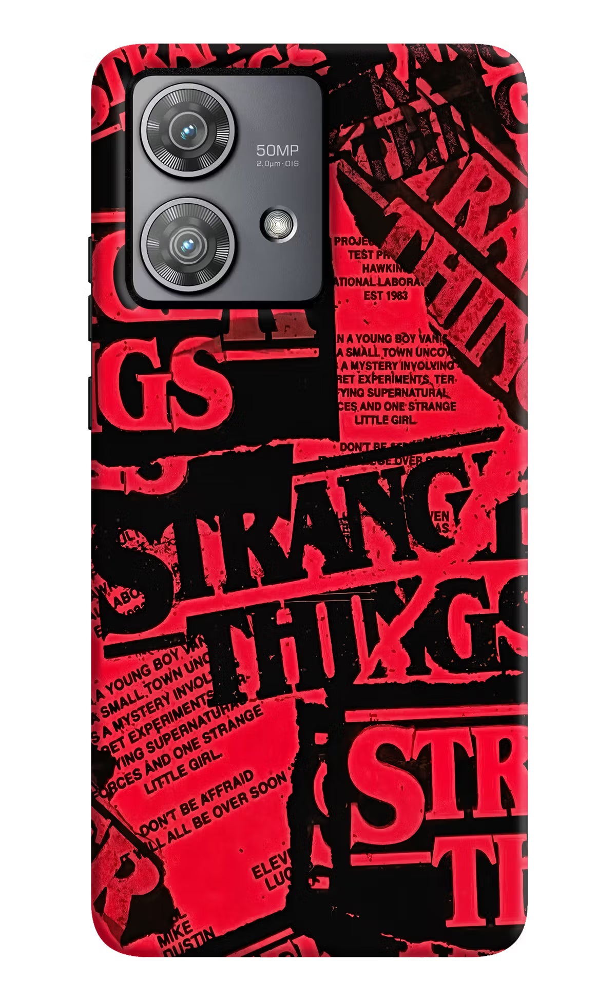 Ordinary Things Moto Edge 40 Neo Hard Case Back Cover by Casekaro