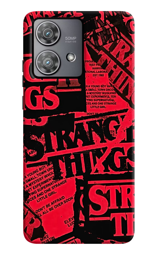 Ordinary Things Moto Edge 40 Neo Hard Case Back Cover by Casekaro